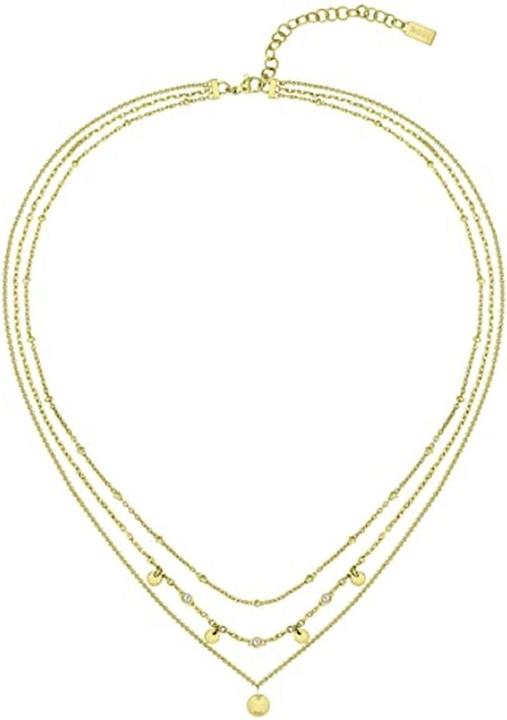 Produktbild Hugo Boss Fashion gold plated necklace with Iris crystals 1580334 (Edelstahl)