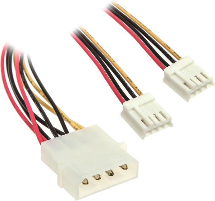 Immagine prodotto InLine Y cavo di alimentazione da 4 pin Molex a 2x floppy