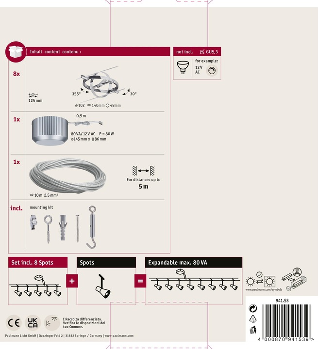 Produktbild Paulmann Wire System Cardan