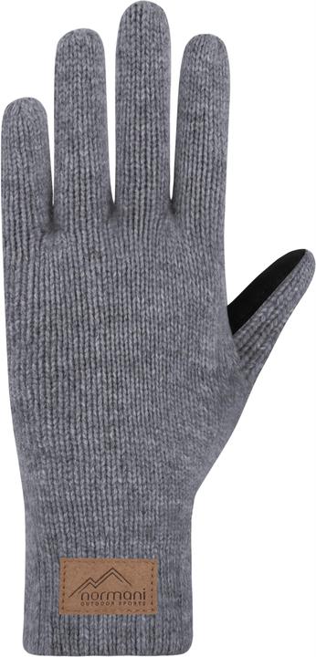 Produktbild Normani Damen Merino Strick-Fingerhandschuhe mit Schafleder „Nakara" - 9643 (6.5)