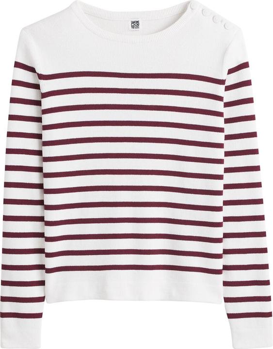 Produktbild La Redoute Collections Gestreifter Pullover (38, M)