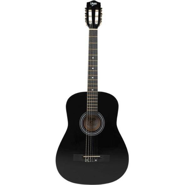 V-tone BCG BK - Gitara klasyczna 4/4 czarna do nauki (Legno di tiglio, Materiale sintetico, Nylon, Okoume), Chitarra, Nero