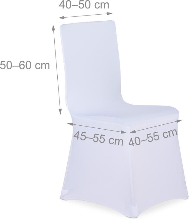 Actual product image Relaxdays Chair covers (57 x 60 x 100 cm)