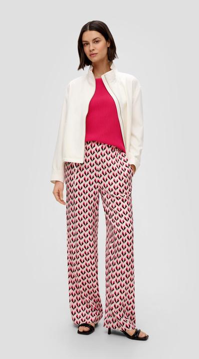 Produktbild s.Oliver Strickpullover Strickpullover mit Fledermausärmeln (46)