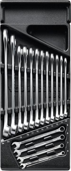 Produktbild Facom Kombischlüssel Schaumstoff (16 mm, 10  mm, 14 mm, 12 mm, 15 mm, 19 mm, 7 mm, 8 mm, 24 mm, 13 mm, 18 mm, 17 mm, 22 mm, 6 mm)