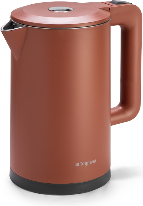 Tognana Iridea, kabelloser Wasserkocher 1,7 l, Kunststoff-Edelstahl, rot (1.70 l)