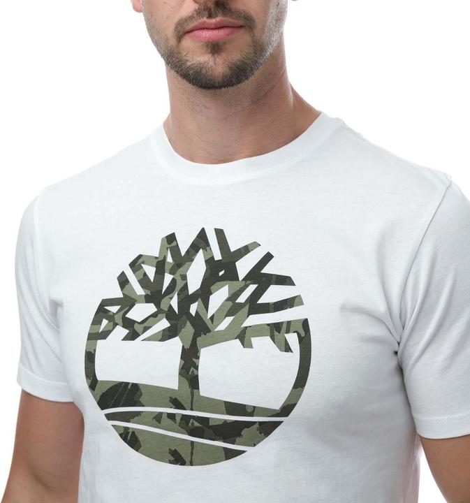 Actual product image Timberland Mens Camo Logo T-Shirt (S)