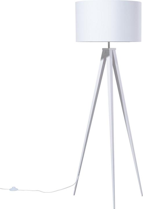 Actual product image Beliani Floor lamp white 156 cm drum shape STILETTO (E27)