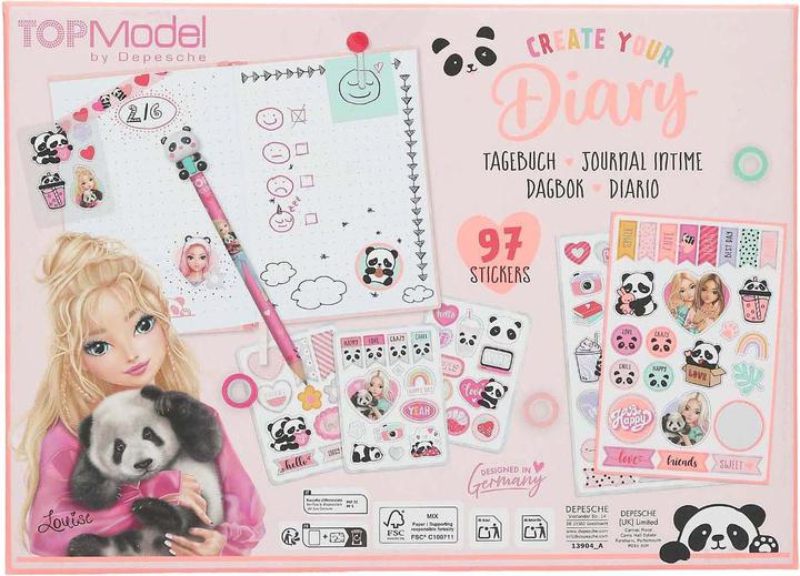 Image du produit Magni DEPESCHE TOPModel Tagebuch Set Create Your Diary (Couverture rigide)