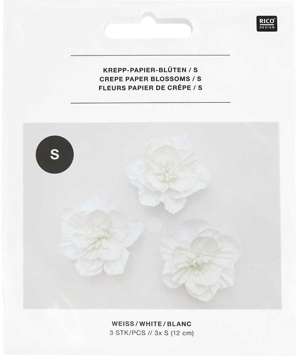 Image du produit Rico Design Krepppapier-Blüten, 3 Stück (3x)