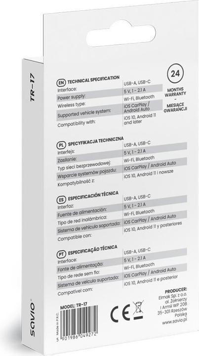 Actual product image Savio TR-17 (Channels)