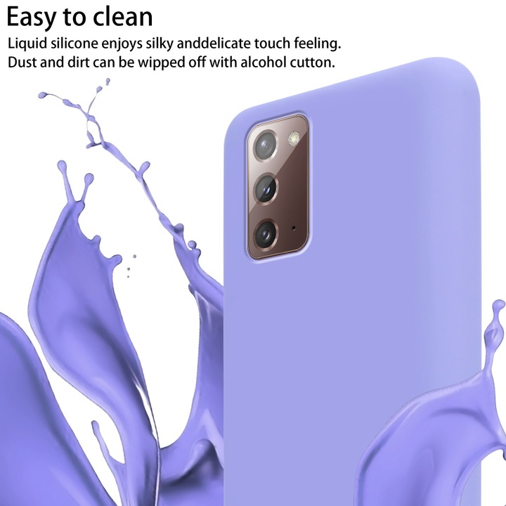 Actual product image Cadorabo TPU Cover Mobile Phone Chain Liquid (Samsung Galaxy Note 20)