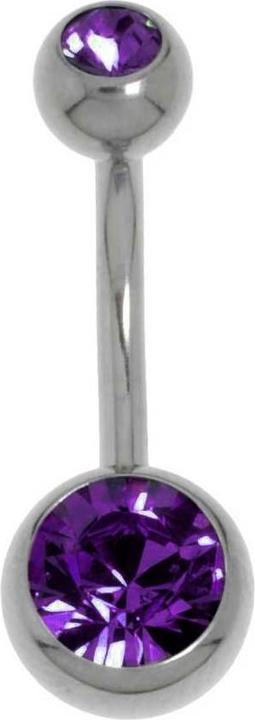 Immagine prodotto Bijouteria Piercing ventre (Titanio, Vetro (di orologio))