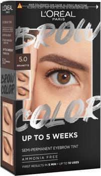 Actual product image L'Oréal Paris L'Oreal Brow Tint Henna Eyebrow 5.0 Brunette 15Ml (5.0 Brunette)