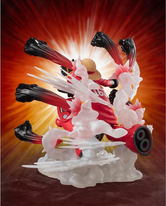 Produktbild Bandai One Piece Figuarts ZERO Extra Battle PVC Statue Monkey D. Luffy -Gum Gum Hawk Gatling- 19 cm