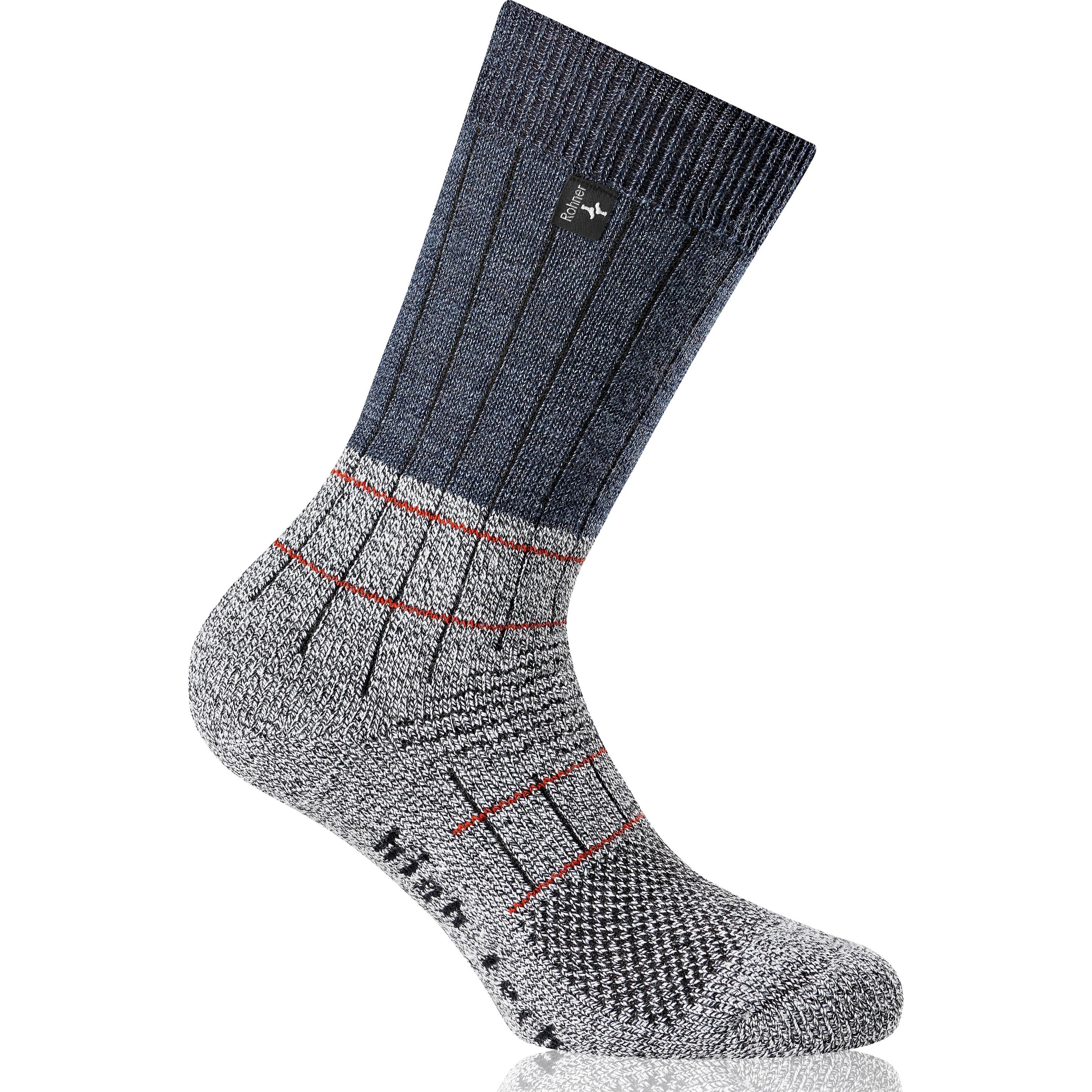 Rohner, Unisex, Sportsocken, Fibre High Tech Junior (35 - 38), Grau
