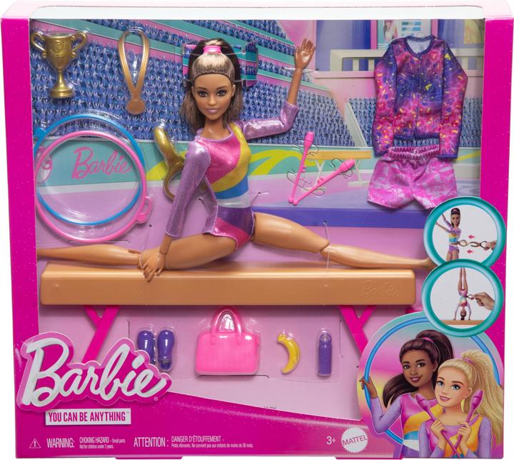 Actual product image Mattel Barbie gymnastics playset
