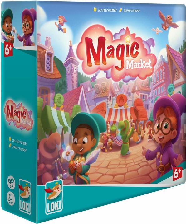 Loki Kids 518195 - Magic Market, Brettspiel, 2-4 Spieler, ab 6 Jahren (DE-Ausgabe) (Deutsch, 2 - 4 Spieler)