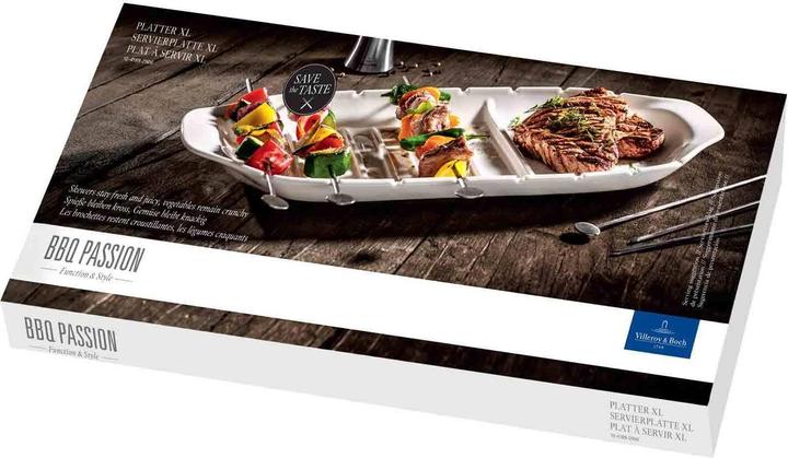 Produktbild Villeroy & Boch Servierplatte XL mit Spiessfunktion BBQ Passion