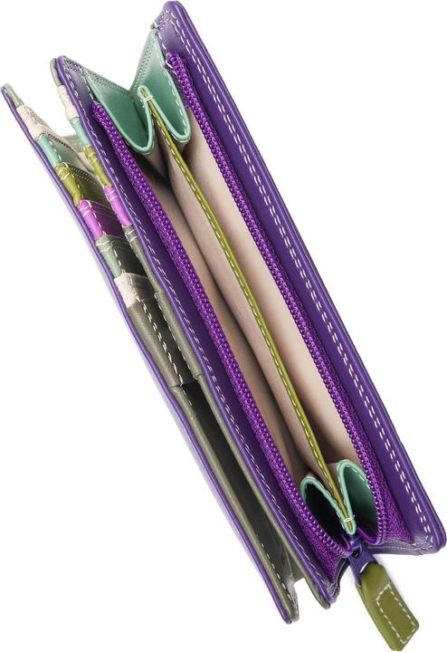 Actual product image Mywalit Geldbörse RFID Schutz Leder 8 cm