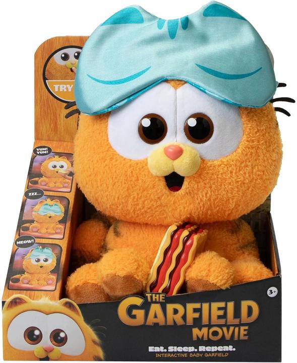Productafbeelding Goliath Toys Garfield pluche figuur met geluid Baby Garfield 31 cm (30 cm)