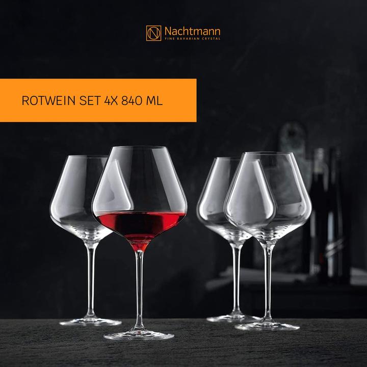 Actual product image Nachtmann ViNova (84 cl, 4 Glasses, Red wine glasses)