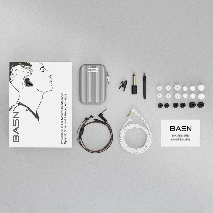 Produktbild Basn In-Ear-Kopfhörer mit abnehmbaren Kabeln (Kabelgebunden)
