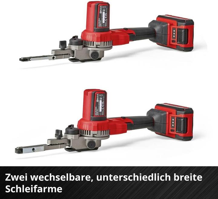 Produktbild Einhell Set bestehend aus Akku-Bandfeile TE-BF 18 Li-Solo und
