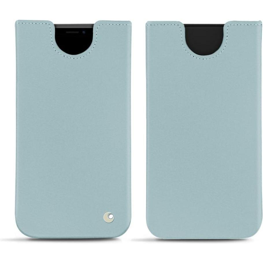 Noreve Lederschutzhülle (Apple iPhone XR), Smartphone Hülle, Blau