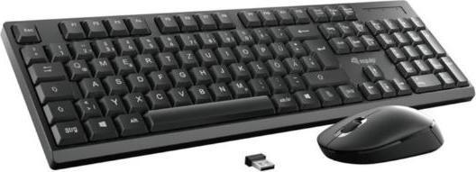 Actual product image equip Wireless combi keyboard+mouse, black, Italian (IT, Wireless)