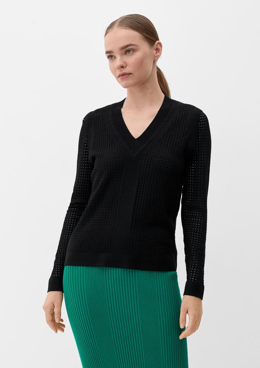 Image du produit S.Oliver Strickpullover Pullover mit Lochmuster (32)
