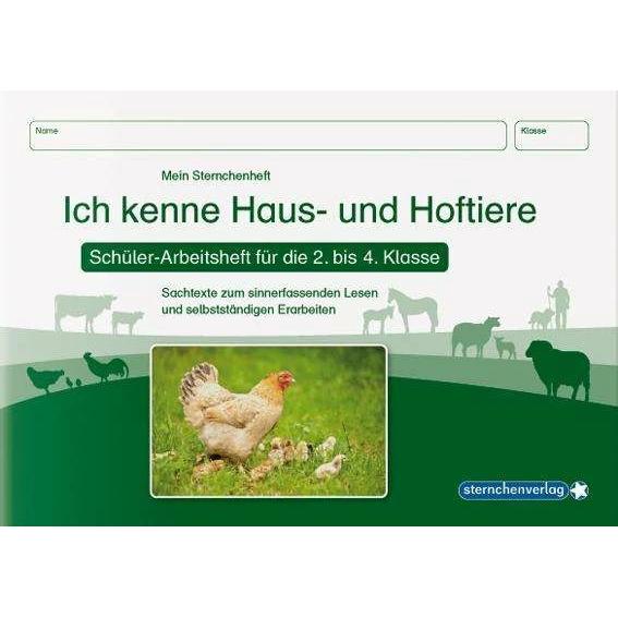 Ich kenne Haus- und Hoftiere - Schülerarbeitsheft für die 2. bis 4. Klasse, Schulbücher von Katrin Langhans