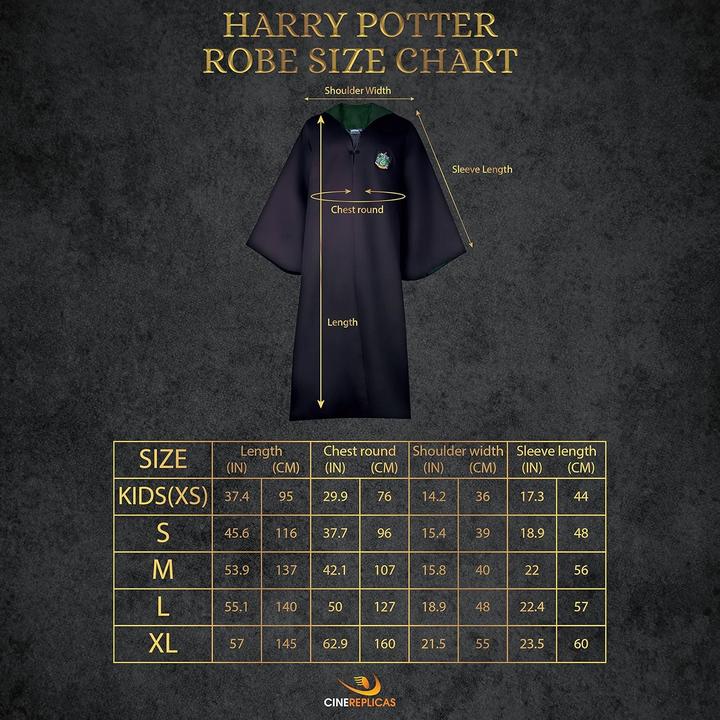 Produktbild Cinereplicas Harry Potter Slytherin Zauberergewand Robe (L)
