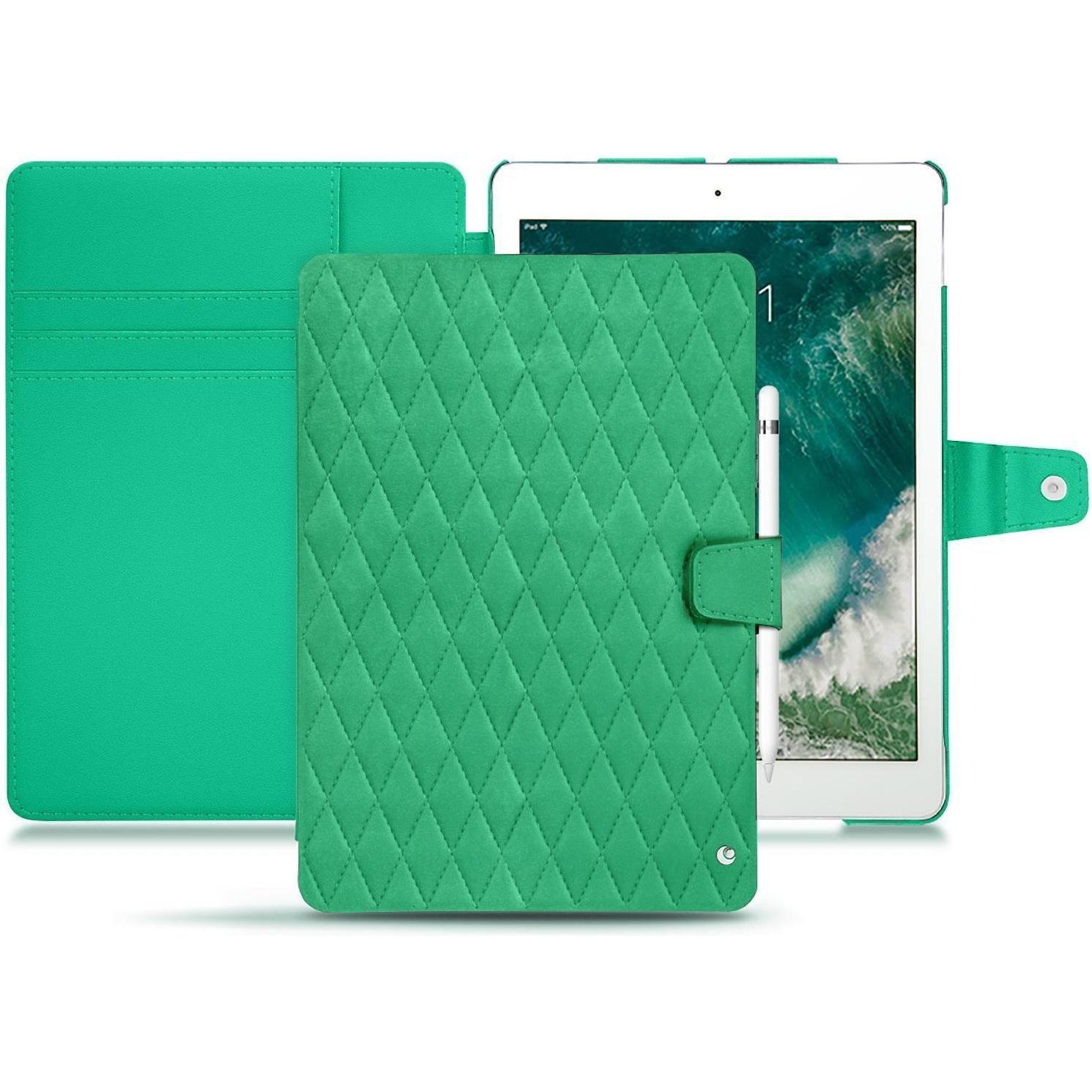 Noreve Lederschutzhülle Wallet (iPad Pro 10.5), Tablet Hülle, Grün