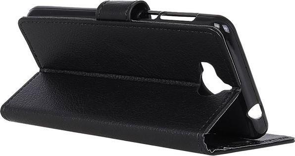 Produktbild MU Classic Leder Hülle mit Litchitextur (Huawei Y5 (2017), Huawei Y6 (2017))