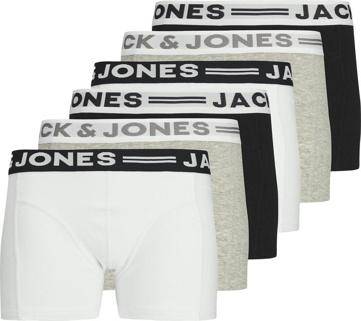 Immagine prodotto Jack & Jones Sense Trunks 6 Pack Jnr Noos (164, confezione da 6)