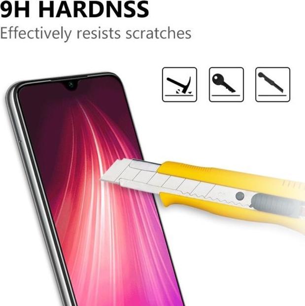 Produktbild MU Budget Schutzglas Displayschutz (1 Stück, Xiaomi Redmi Note 8T)