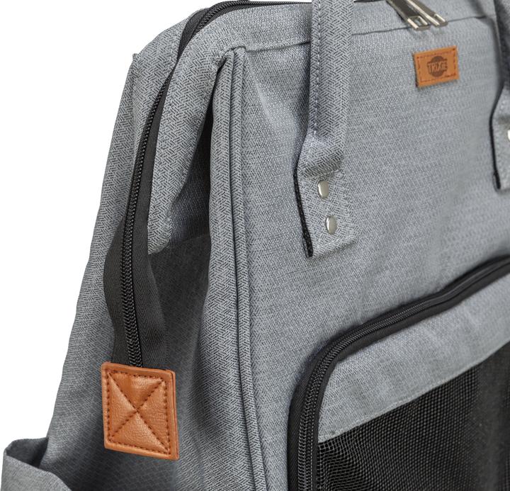 Actual product image Trixie Ava backpack, 32 × 42 × 20 cm, grey (Dog)