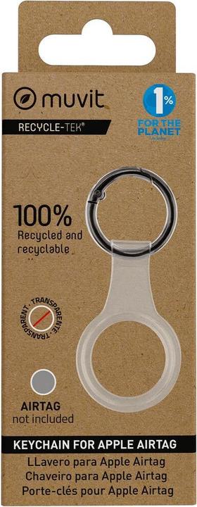 Produktbild Muvit For Change Airtag Transparent Tpu Keychain