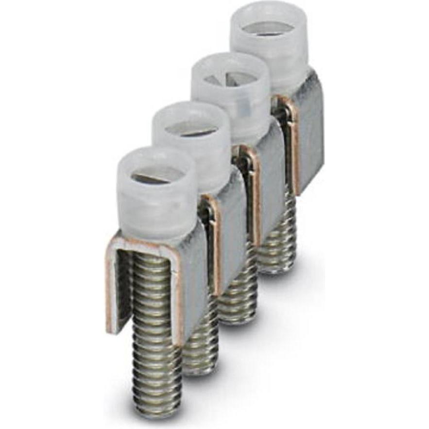 Phoenix Contact FBI 4- 8 - Ponte fisso FBI 4- 8 Contenuto: 10 pezzi (0200046), Cavo + Spina elettrica, Argento