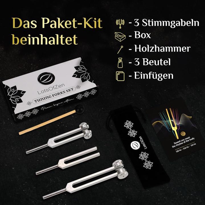 Produktbild Lots of Zen Stimmgabel-Set