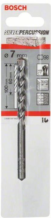 Produktbild Bosch Professional Zubehör Betonbohrer CYL-3, 7 x 60 x 100 mm, d 6,5 mm, 1er-Pack (7 mm)