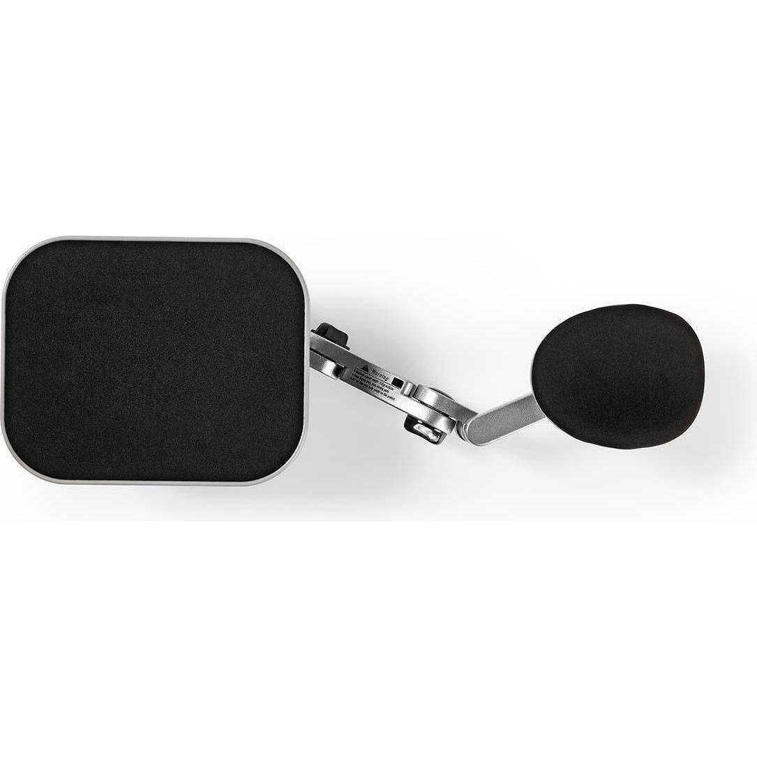 Nedis Ergonomische Armauflage - Drehbar - Schreibtisch - Mit Mauspad - Bietet Komfort und Halt - Nim, Mausmatte, Schwarz