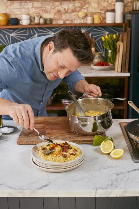 Produktbild Tefal Jamie Oliver Cook Smart 7tlg (24 cm, Pfannenset + Topfset, Edelstahl)