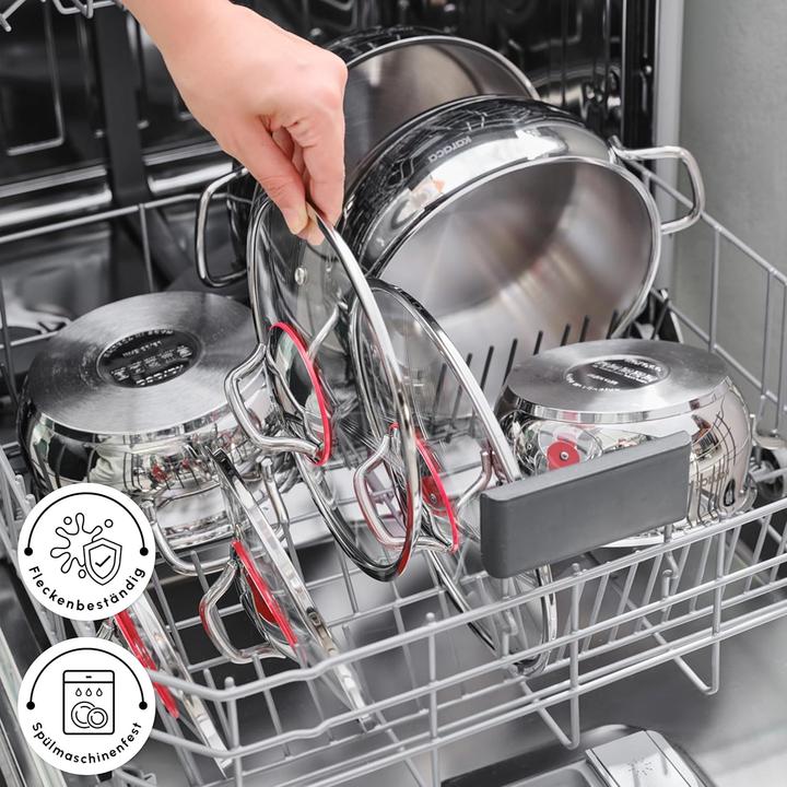 Produktbild Karaca Emirgan 8-teiliges Topfset, Induktion (24 cm, Kochtopf, Edelstahl)