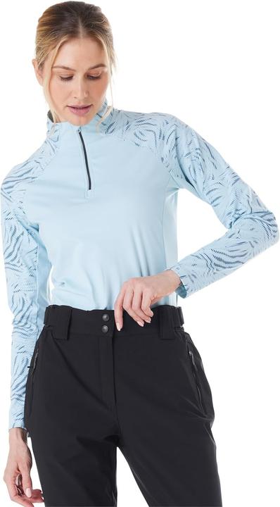 Image du produit Killtec Pantalon fonctionnel/de ski pour femme avec bretelles amovibles, protection des bords et jupe (40)
