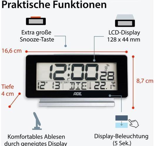 Image du produit ADE Réveil numérique