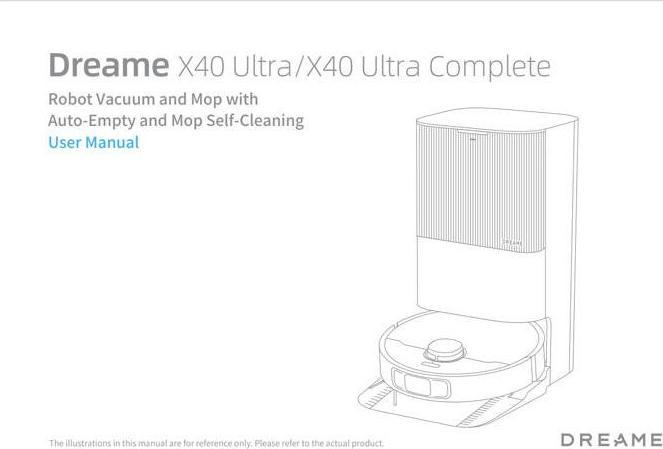 Actual product image Dreame X40 Ultra (Vacuum mopping robot)