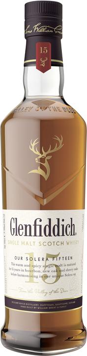 Image du produit Glenfiddich 15 ans Solera (Single Malt, Scotch Whisky, 1 x 70 cl)