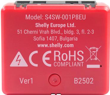 Produktbild Shelly 1PM Mini Gen4 (Schaltaktor)